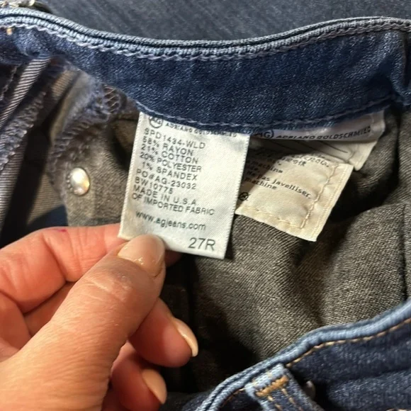AG The  Prima Mid Rise Cigarette, Size 27R - Picture 11 of 11